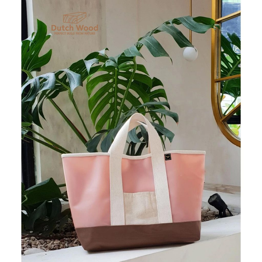 Tas Mika PVC Susu  / Tote Bag Mika Bordir Custom Nama