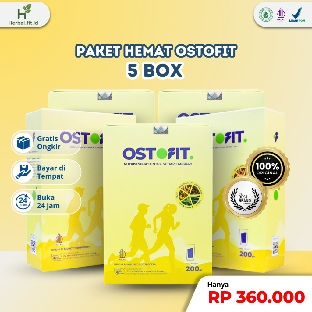 

Ostofit 5 Box - Cooco Untuk Redakan Nyeri Sendi dan Tulang Dengan Formulasi Bahan Alami