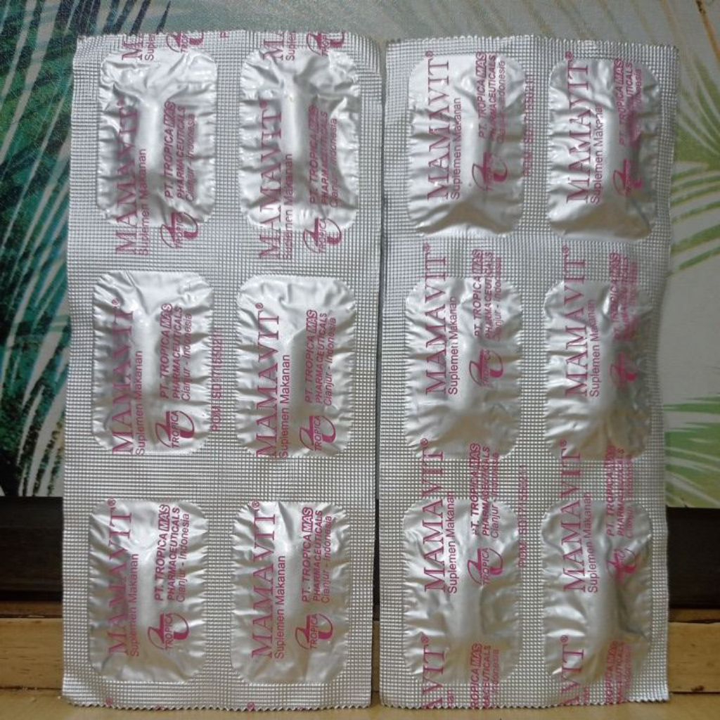 MAMAVIT 6 tablet | suplemen makanan | suplemen multivitamin ibu