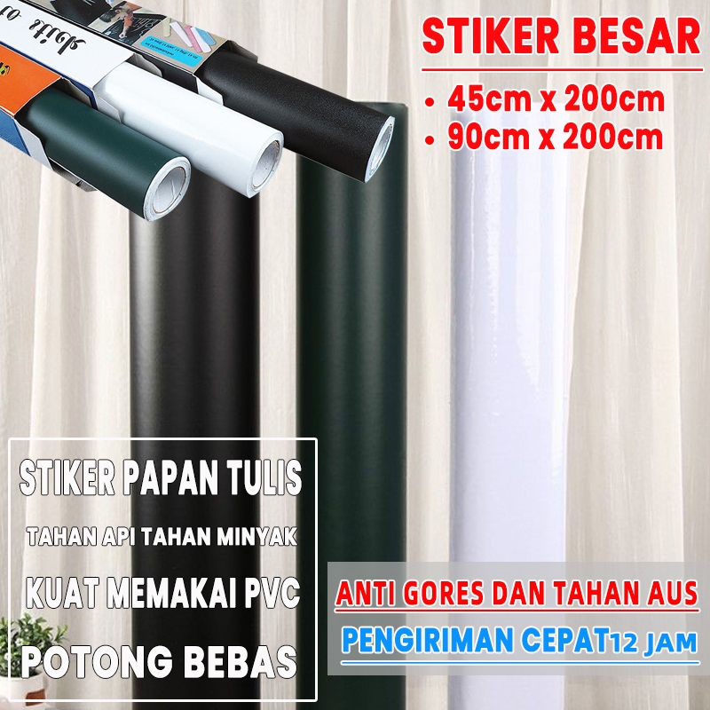 

【Kelas A.】stiker papan tulis papan tulis hitam papan tulis hitam kapur whiteboard sticker Stiker Dinding Papan Tulis
