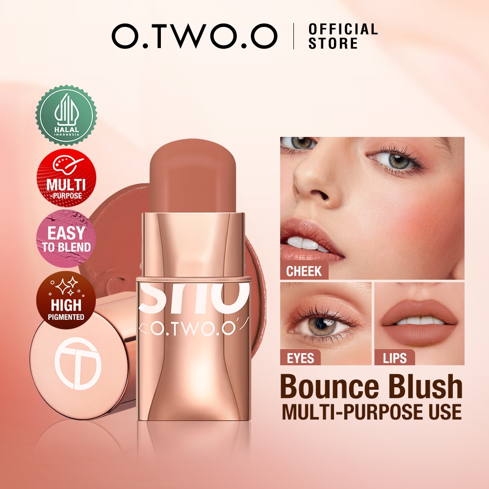 O.TWO.O Makeup Blush Stick Hydrating Gloss Lip & Cheek 6 Colors Beauty Cosmetics