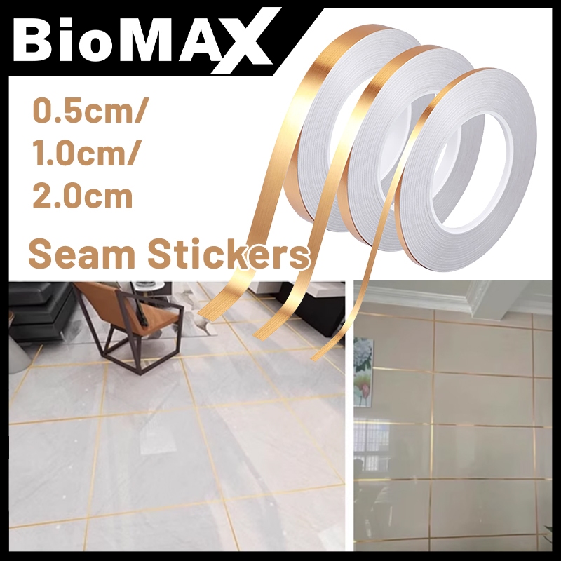 

JieLiDa 50meter gulungan stiker pembatas keramik lebar 0.5cm/1cm/2cm