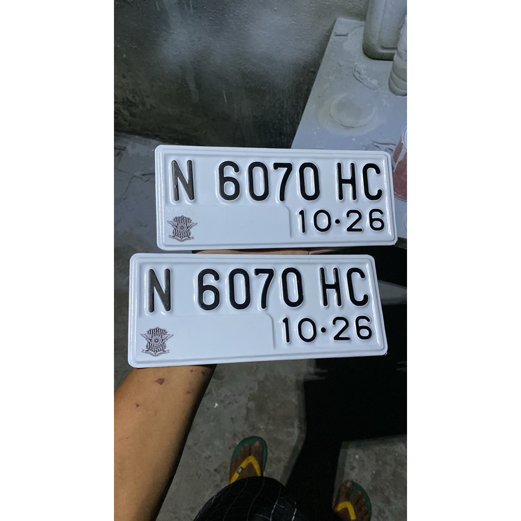 VARIASI PLAT MOTOR ALL TYPE MOTOR DAN CUSTOM NAMA & LOGGO