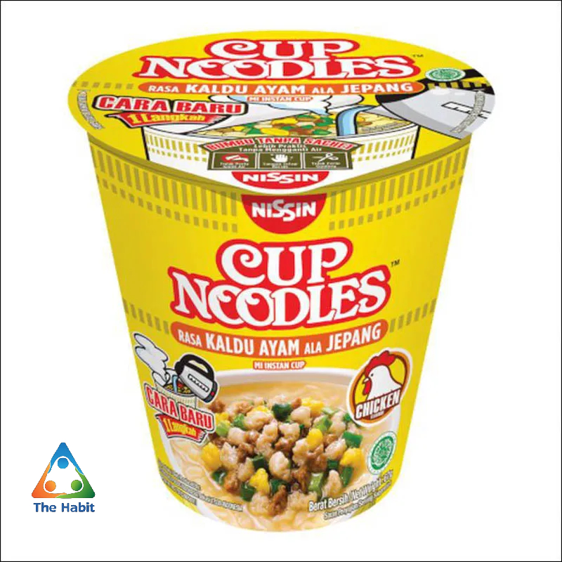 

(The Habit) Nissin Cup Noodle Rasa Kaldu Ayam Ala Jepang 67gr | Mie Instant Nissin Cup Noodles hadir kembali di Indonesia. Beranikan dirimu untuk membuka dan memasuki dunia baru, eksplor duniamu, rasakan semangat dan pengalaman baru bersama Nissin Cup No
