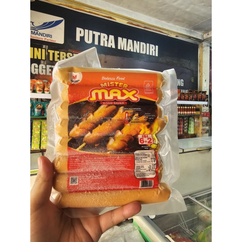 

SOSIS MAX JUMBO BAKAR ISI 8