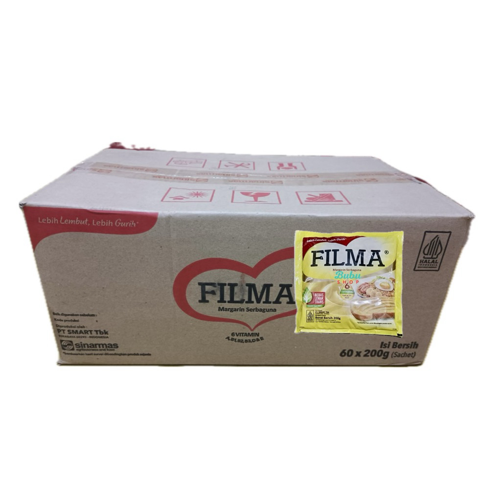

( 1 dus ) Mentega Filma 200 gram (1 dus isi 60 bungkus )