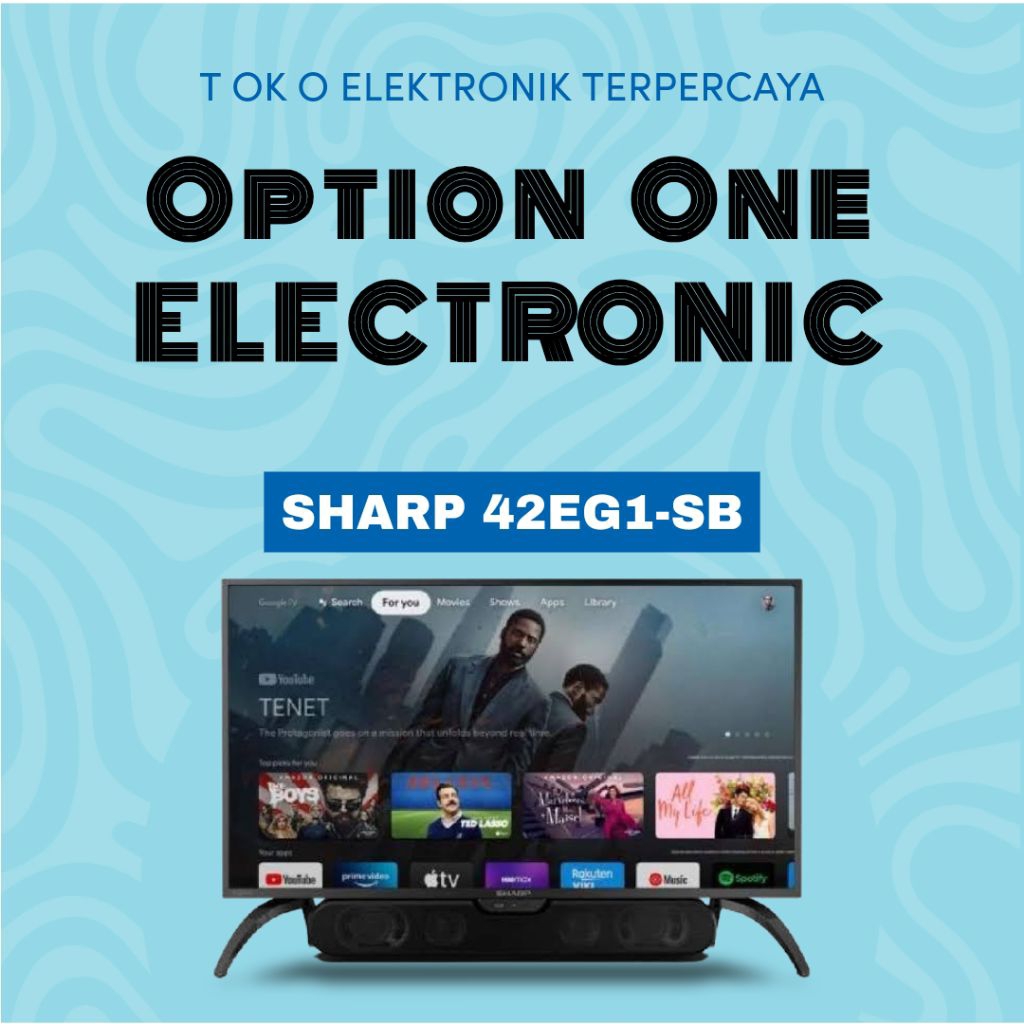 SHARP LED TV 2T-C42EG1I-SB / 42EG11 / 42EG1 inc google Tv SOUNDBAR
