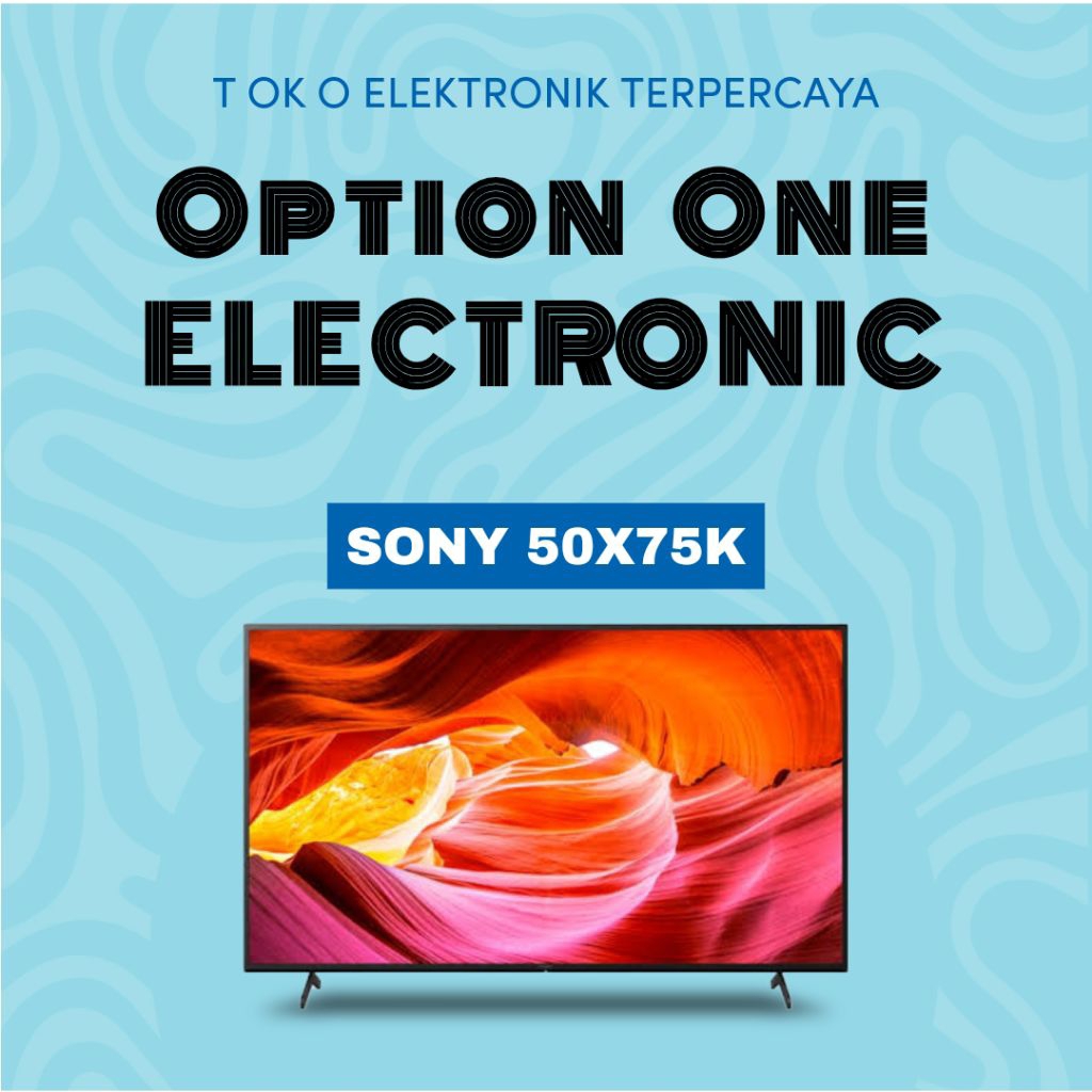 SONY 4K GOOGLE TV 50X75K / KD-50X75K 50 inch