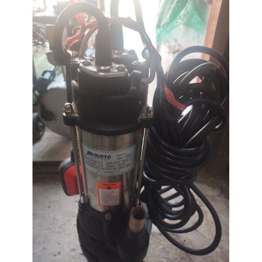 mesin pompa celup air ukuran 1 hp bekas
