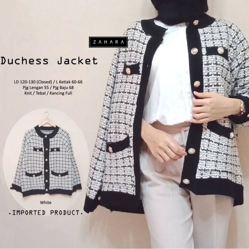 Jaket Rajut Wanita Oversize Import – Jacket Korean Style - Outer Knit Tebal Premium