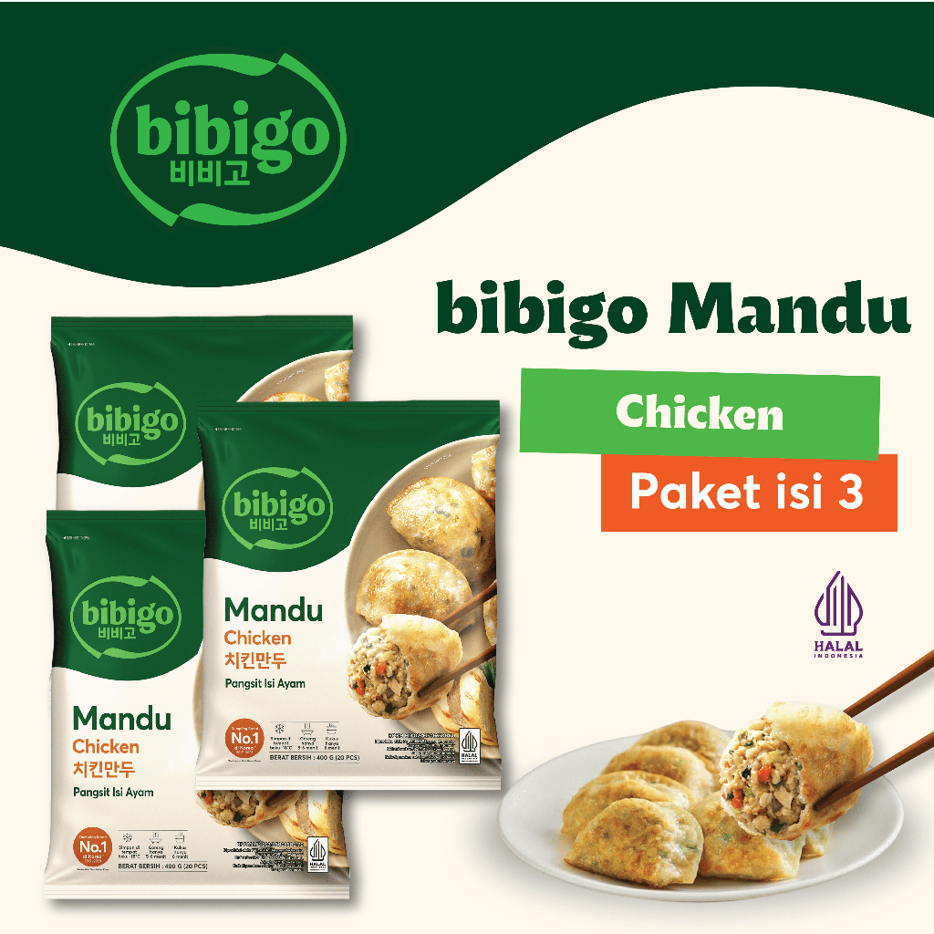 

Seoul Set - bibigo Mandu Chicken 400 Gram
