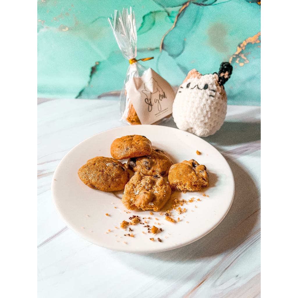 

Homemade Choco Chip Cookies with Sea Salt Halal