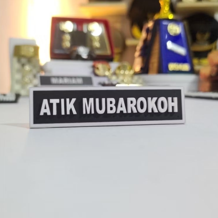 

Papan Nama Huruf Timbul Lis Putih Nametag Huruf Timbul Lis Putih best seller