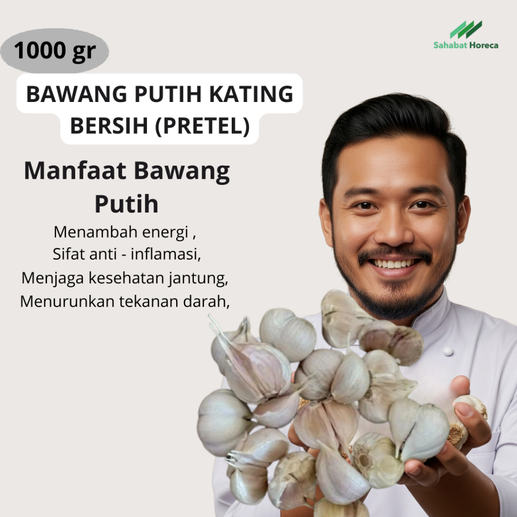 

Bawang Putih Kating Bersih (Pretel) 1kg - 01