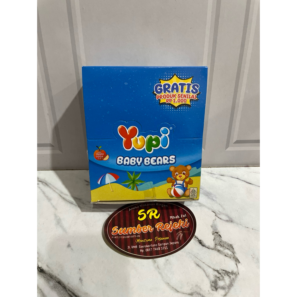 

YUPI BABY BEARS ISI 24pcs