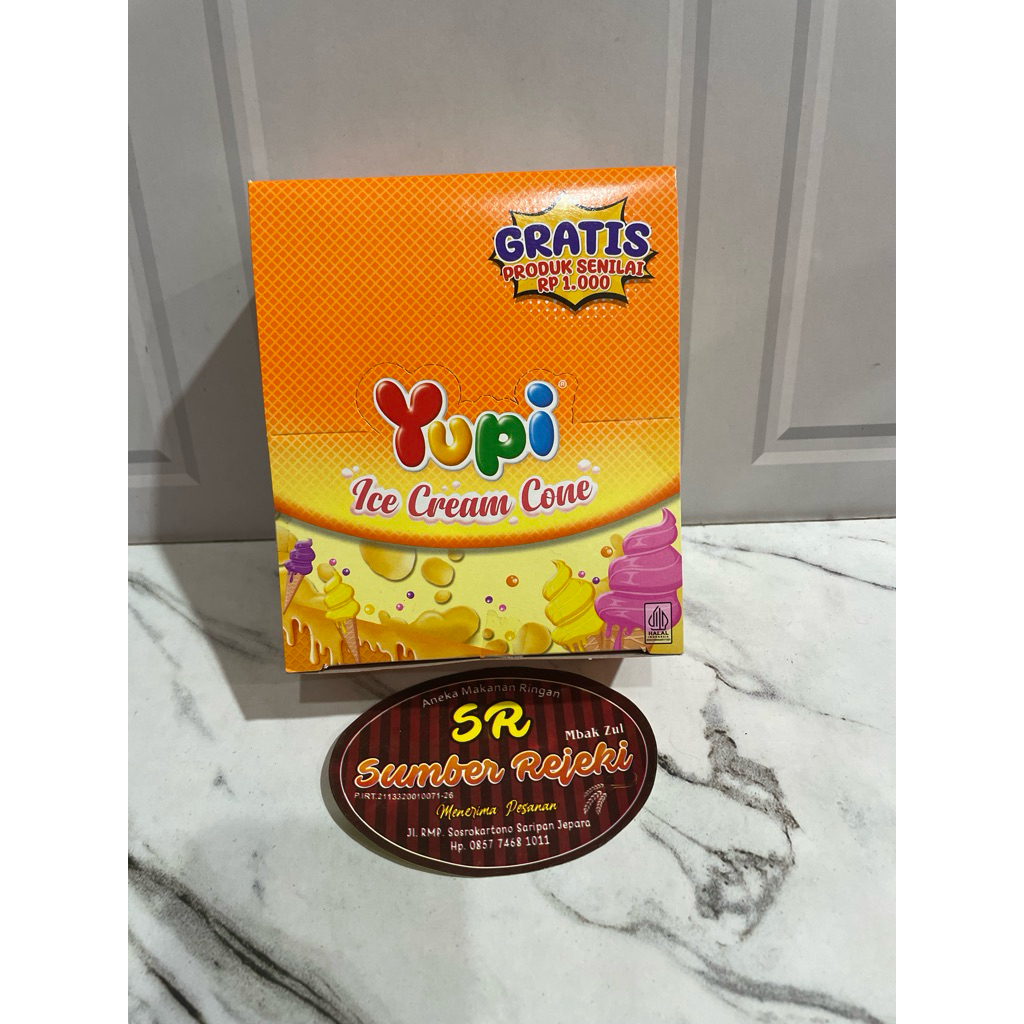 

YUPI ICE CREAM CONE ISI 24pcs