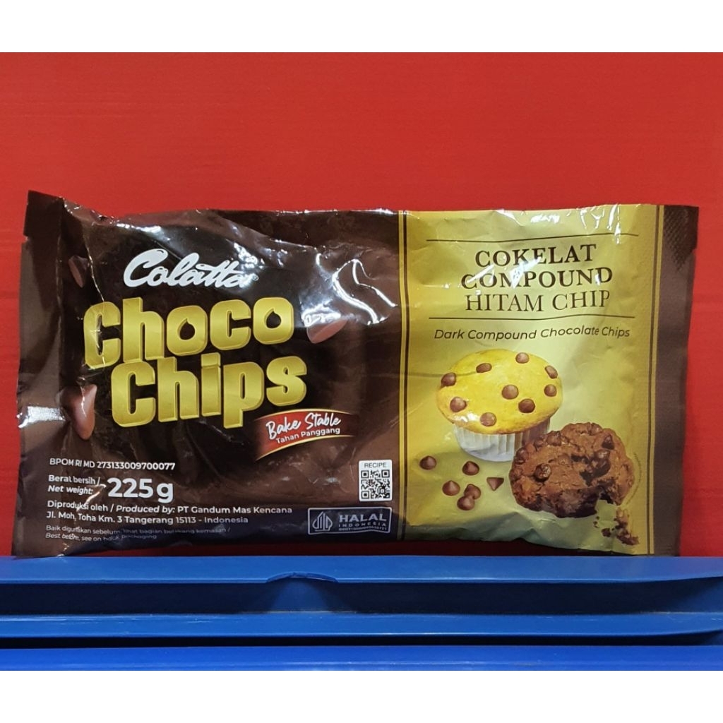 

Colatta Choco Chips ( Bake Stable ) Tahan Panggang 225gr