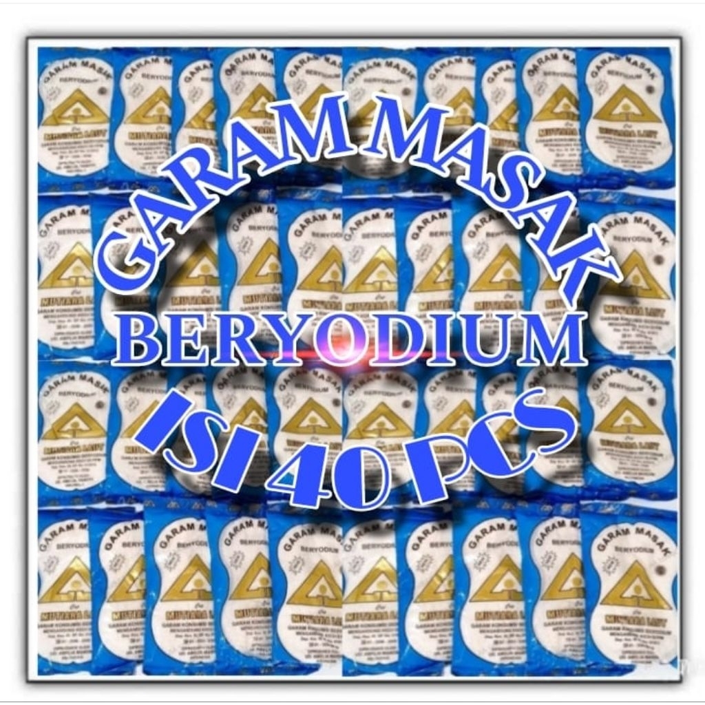 

Garam Masak/Garam dapur Halus BERYODIUM Isi 40 pcs