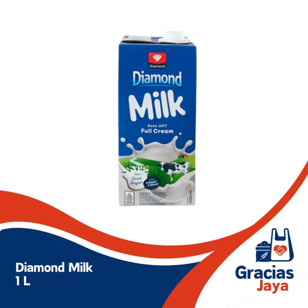 

Diamond Susu UHT Full cream 1 liter