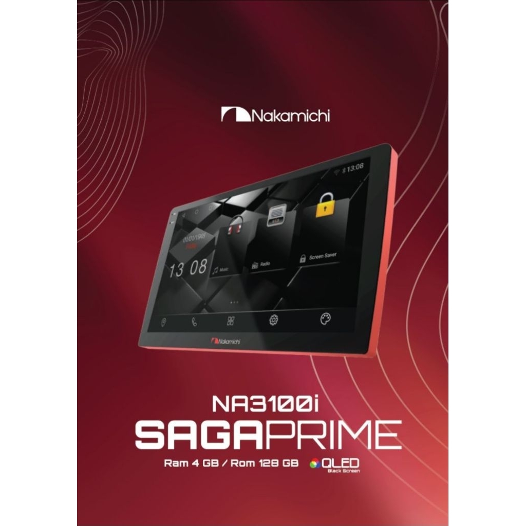 Nakamichi SAGA PRIME 4/128GB Android Auto CarPlay