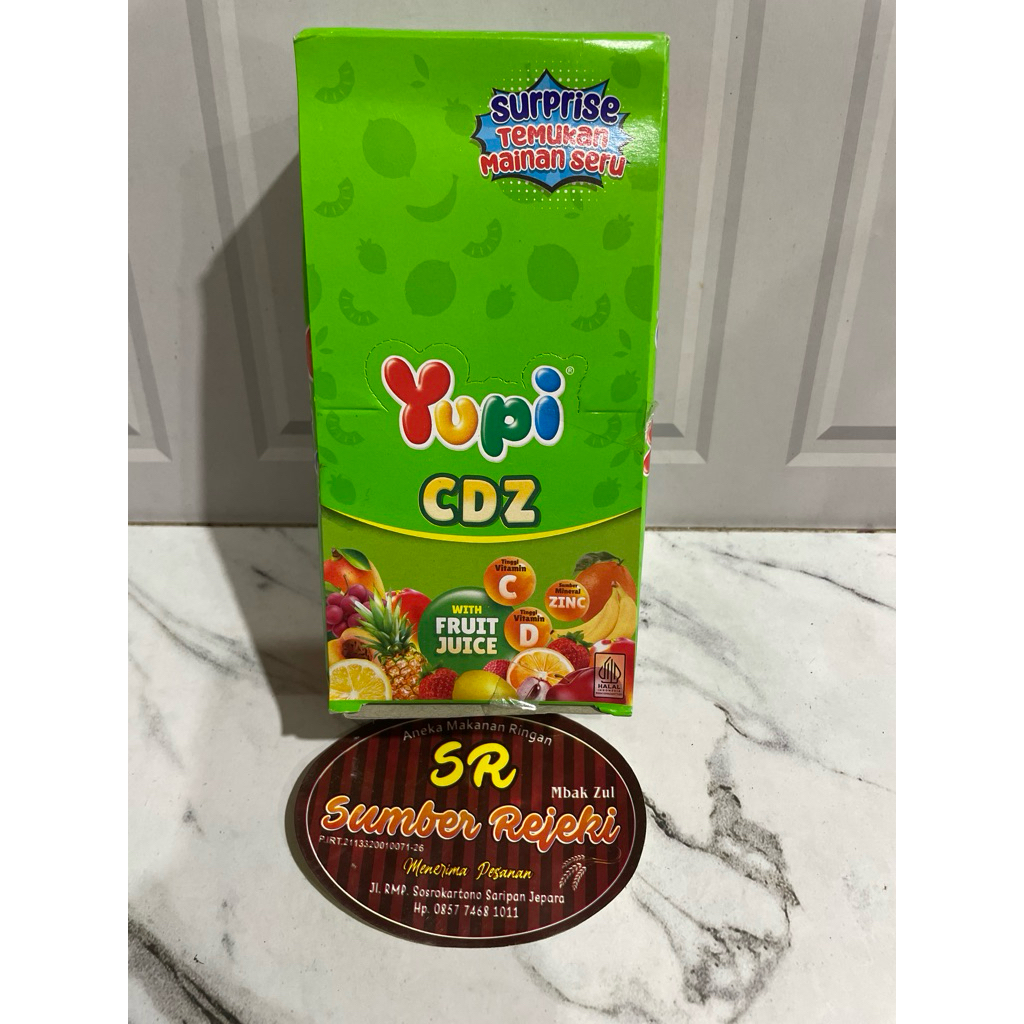 

YUPI CDZ WITH FRUIT JUICE ISI 12pcs