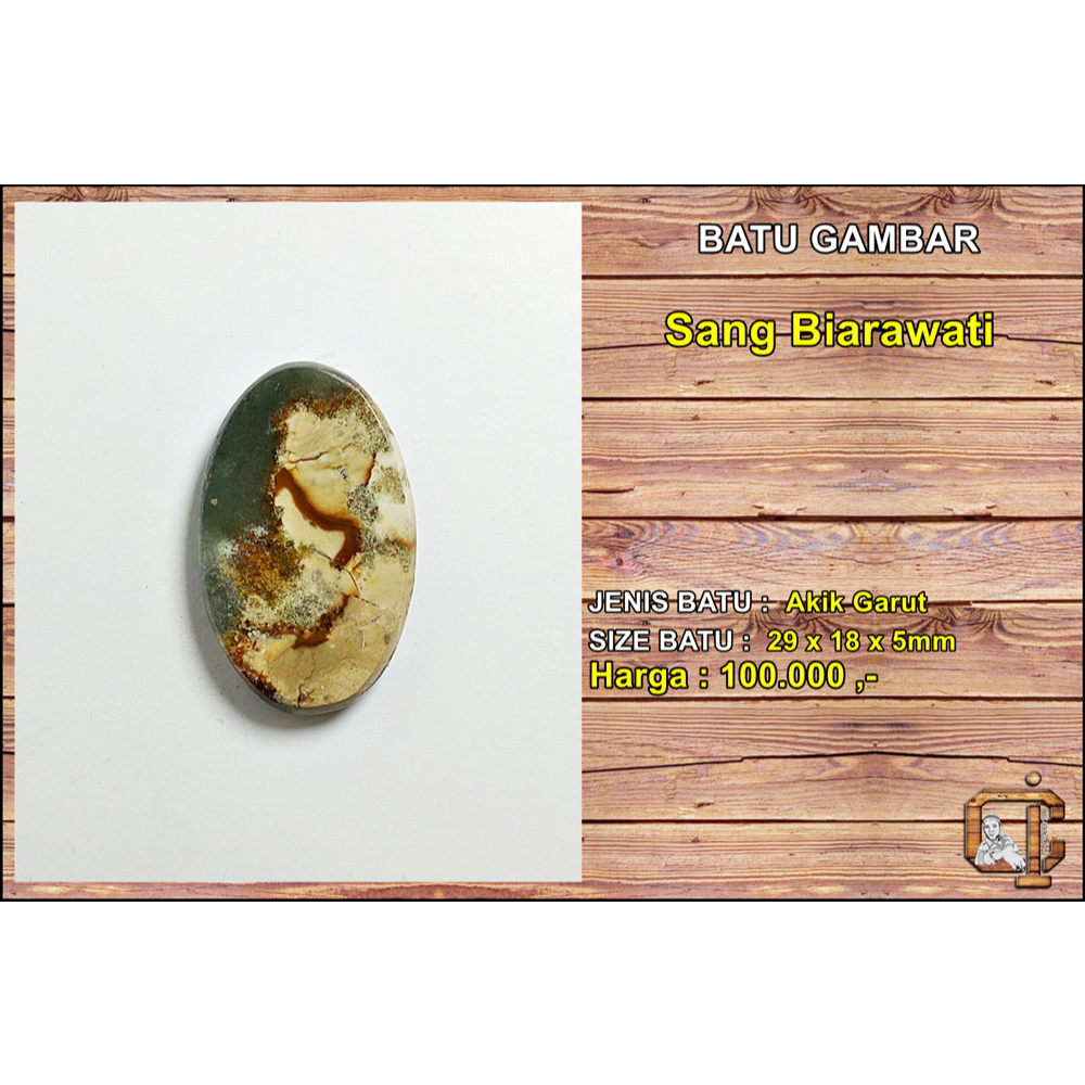 Batu gambar biarawati asli alami.