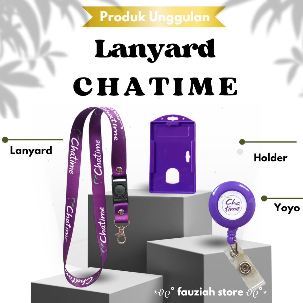 

READY! TALI ID CARD CHATIME / LANYARD CHATIME TERMURAH!!!
