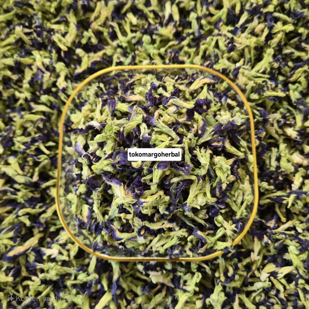Bunga Telang Kering 100gram Teh Bunga Telang