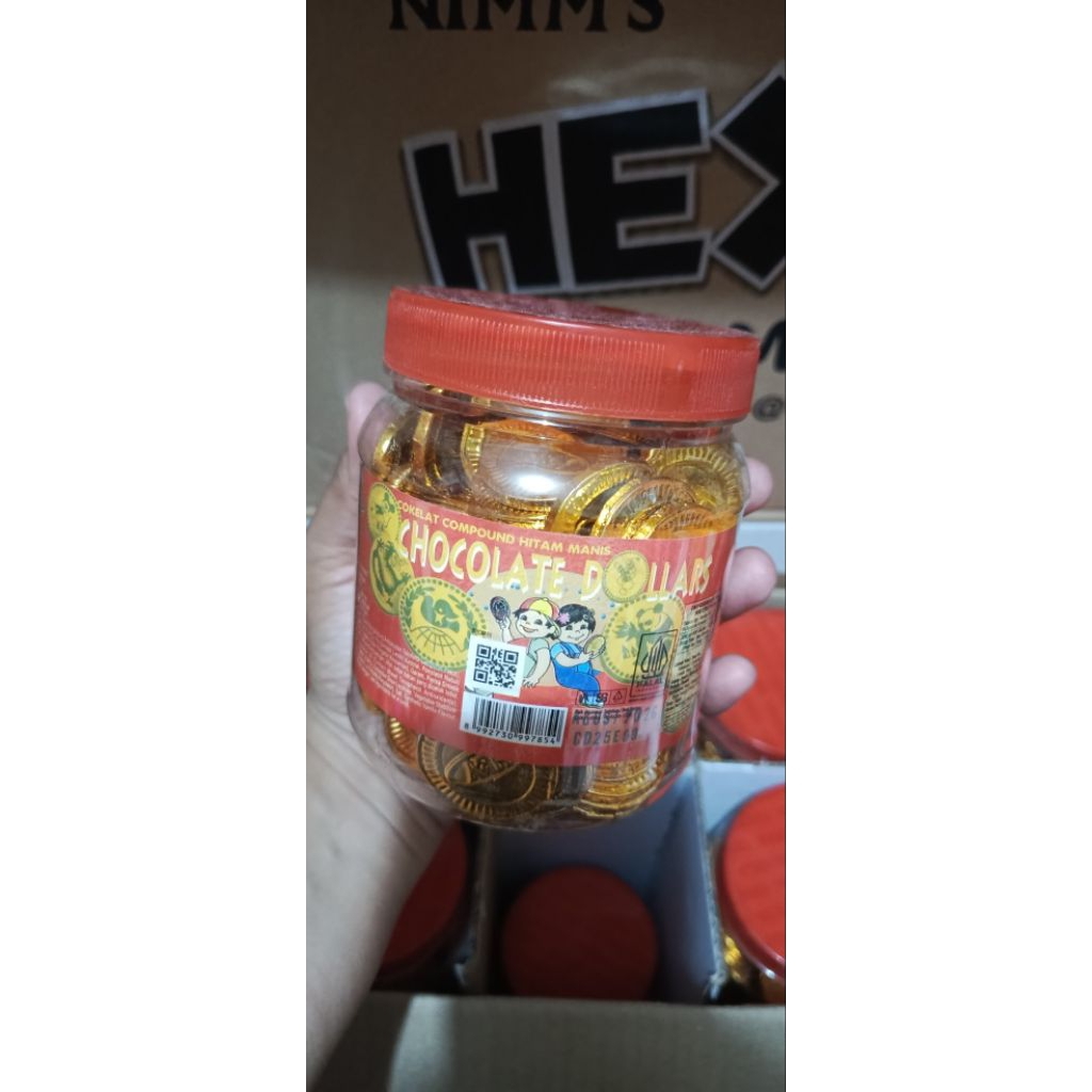 

COKLAT DOLLAR KOIN ISI 100
