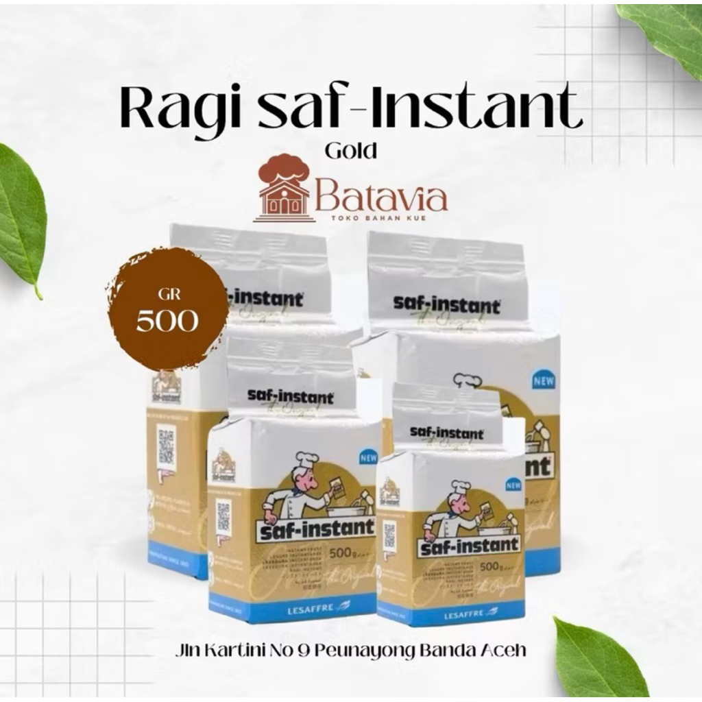 

Saf-Instant Ragi Instan 500gr | Ragi Gold | SAF Instant GOLD Ragi Kering Instant 500 Gram