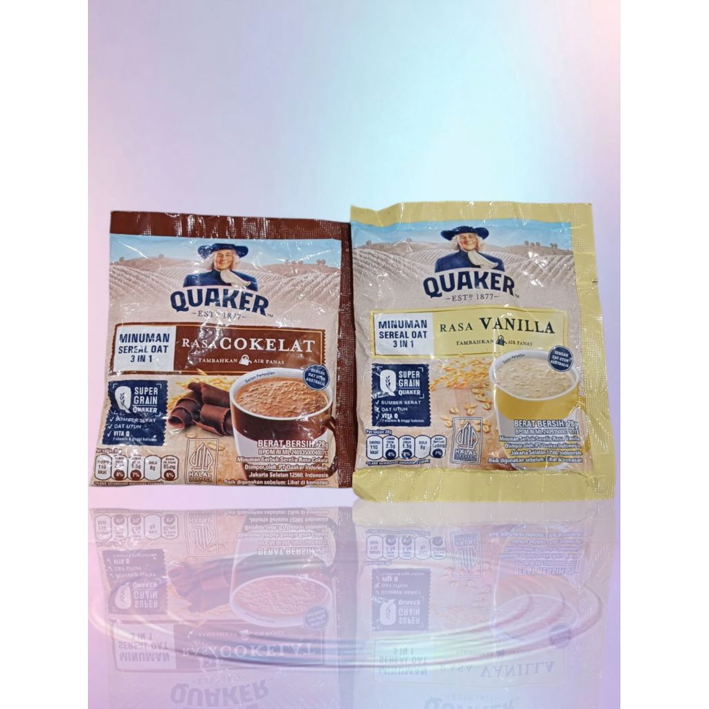 

Quaker Oat / Quaker Sereal 3 in 1 / minuman Sereal 10 pcs