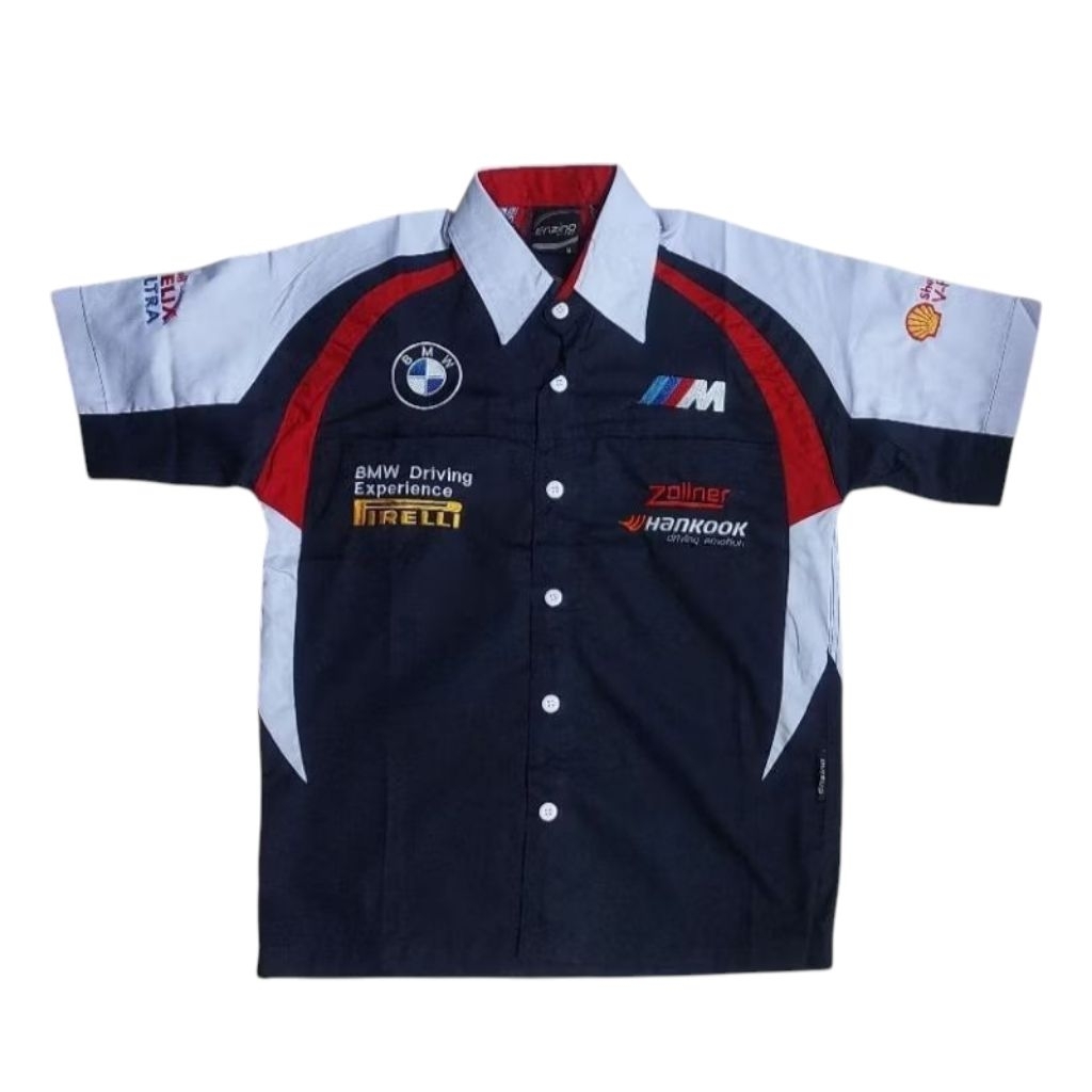 kemeja promosi baju pdh Pirelli seragam kerja BMW Motorsport