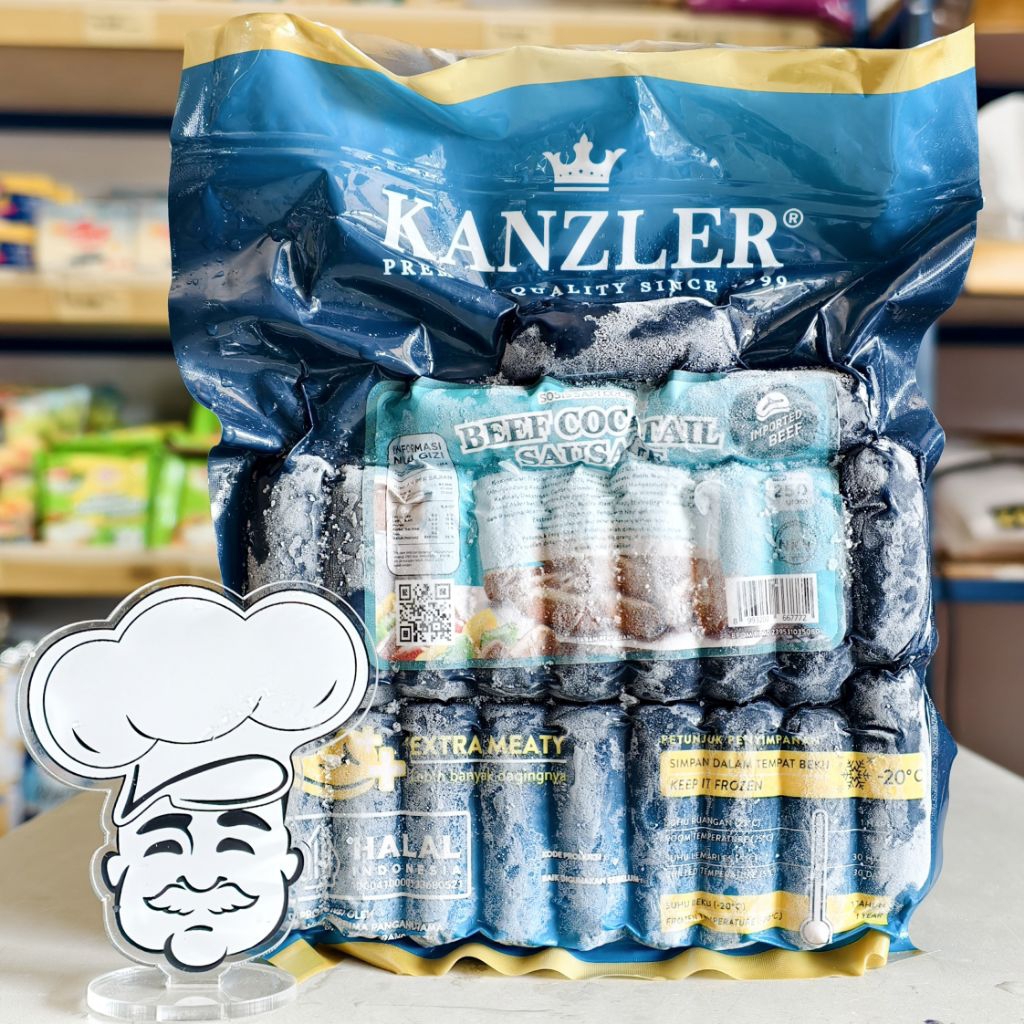 

Kanzler Sosis Sapi Cocktail 250Gr / Beef Cocktail Kanzler / Sosis Kanzler