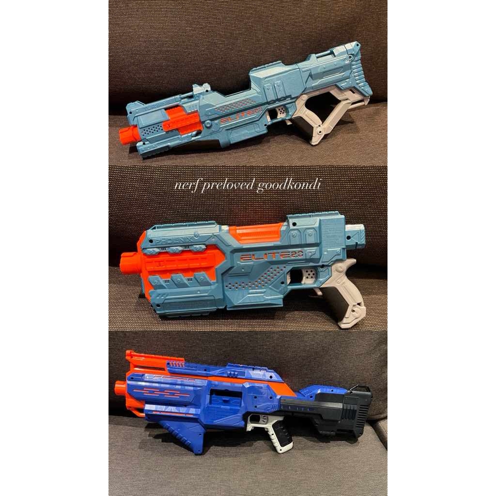 NERF ORIGINAL PRELOVED GOODCONDI nerf elite, infinus, elite 2.0 phoenix, elite 2.0 turbine