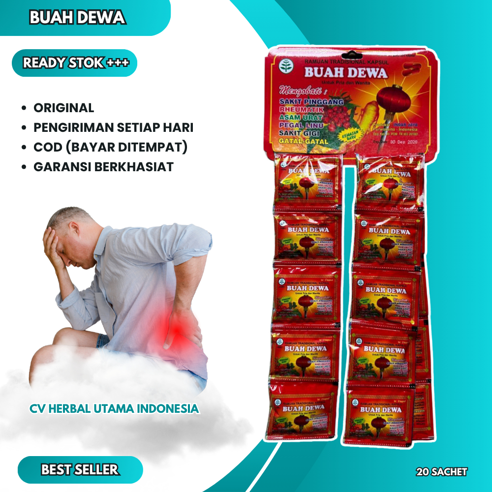 

Buah Dewa Kapsul Asam Urat 100% Original