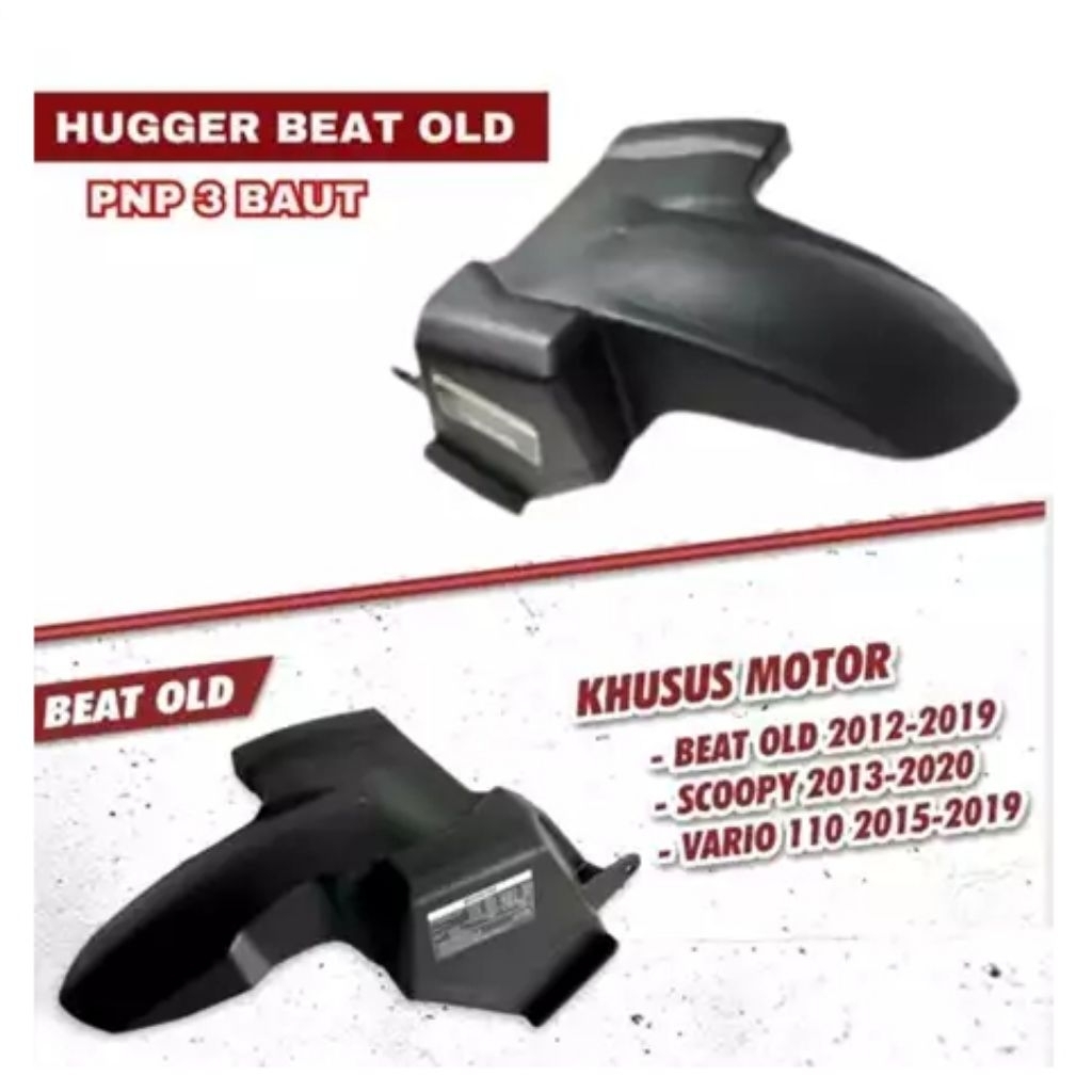 HUGGER BEAT PNP 3 BAUT HUGGER OLD FI BEAT 2013-2014-2015-2016-2017-2018 SCOOPY VARIO 110 FI DLL