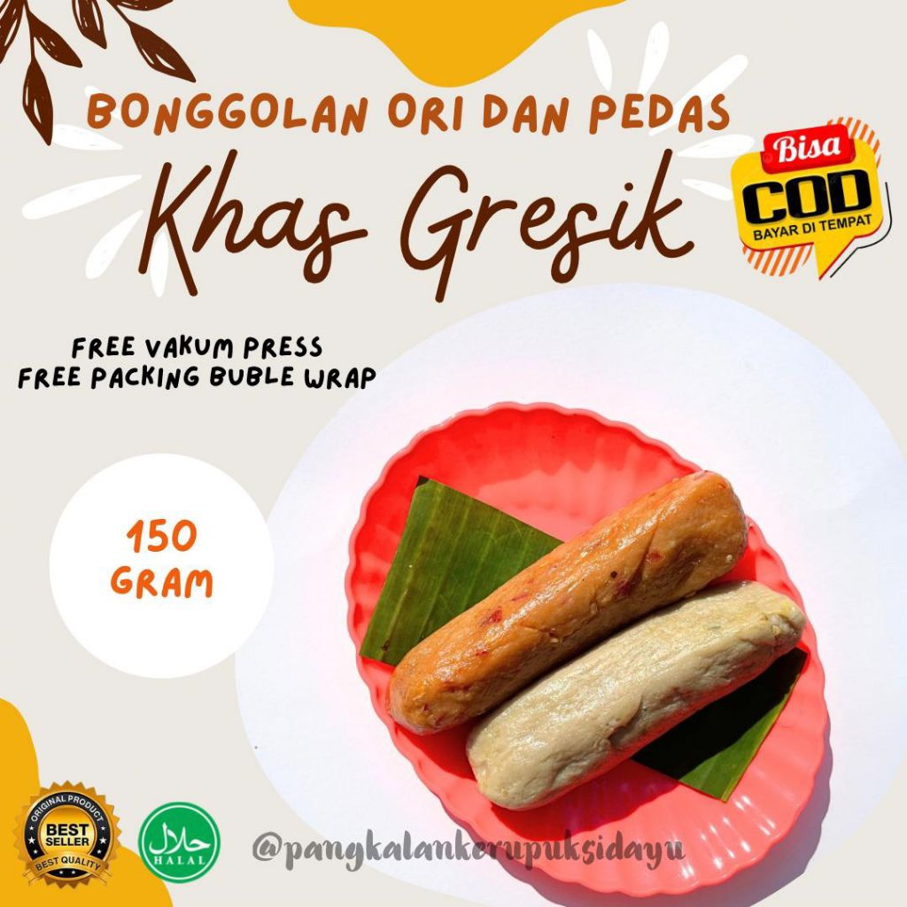 

Bonggolan Sidayu Gresik [ Free Vakum] / Bonggolan Sidayu / Bonggolan Ikan / Bonggolan Khas Gresik / Bonggolan Gresik