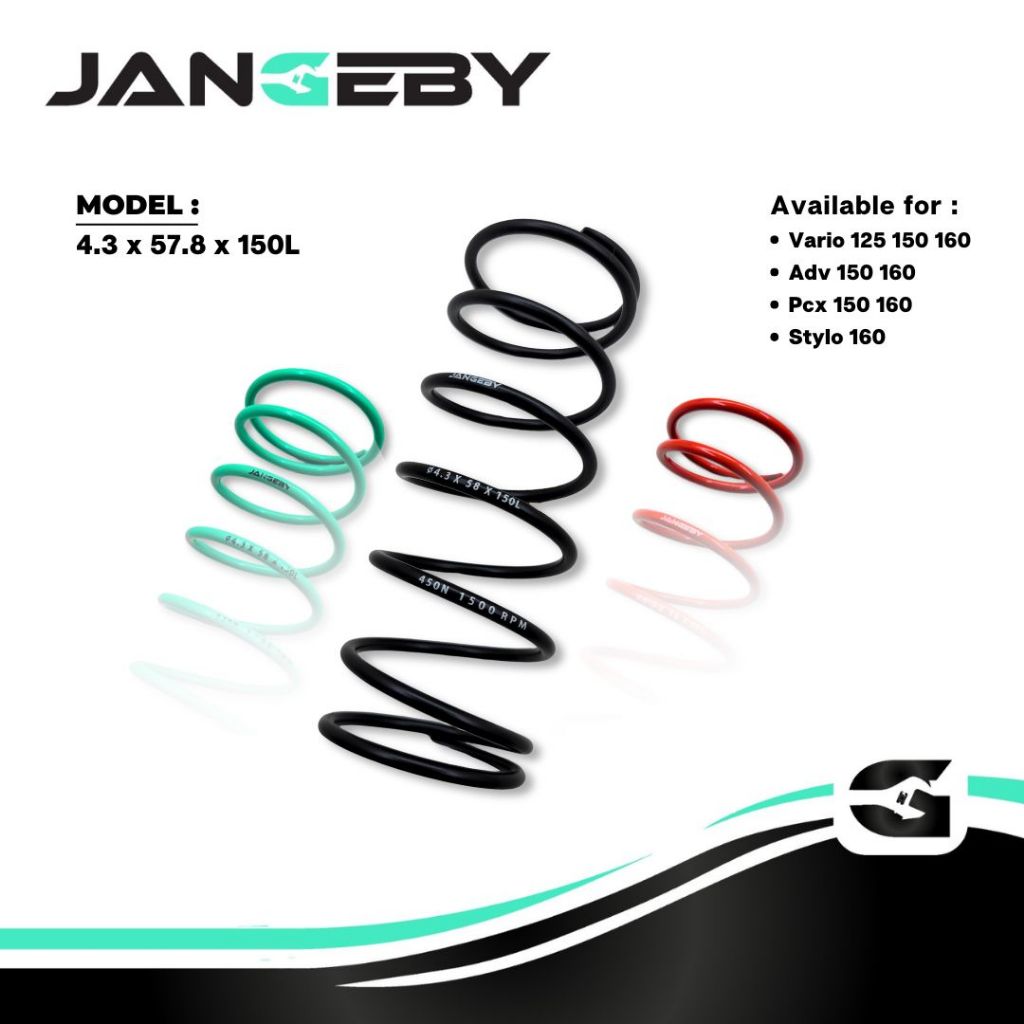 PER CVT VARIO 125 150 PCX ADV 1000RPM 1200RPM 1500RPM 1700RPM 2000RPM CVT SPRING JANGEBY