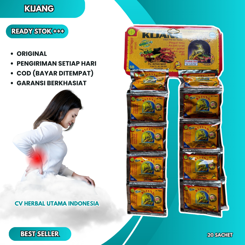 

Kijang Kapsul Asam Urat 1 Hanger Original 100%