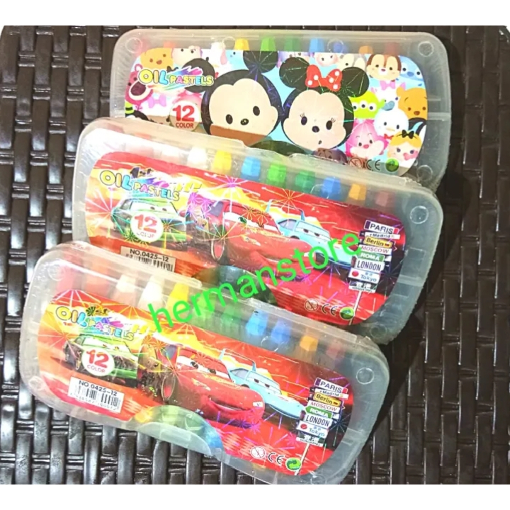 

Crayon Anak 12 Warna – Oil Pastel Karakter