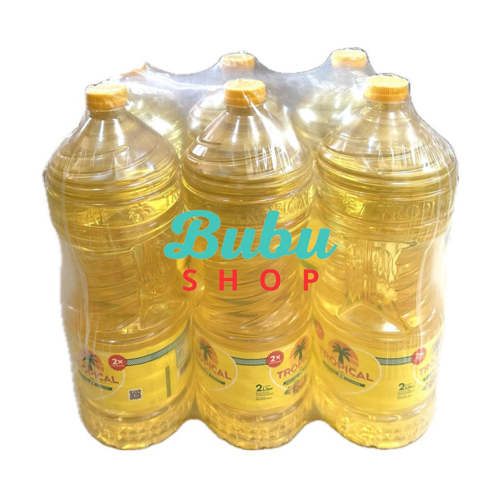

( 1 crat isi 6 botol ) Minyak Goreng Tropical 2 Liter ( isi 6 botol )