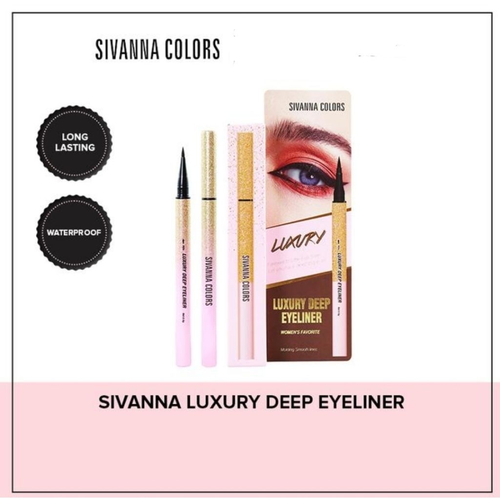 Sivanna Colors Luxury Deep Eyeliner Bangkok Women's Favorite - ES8008