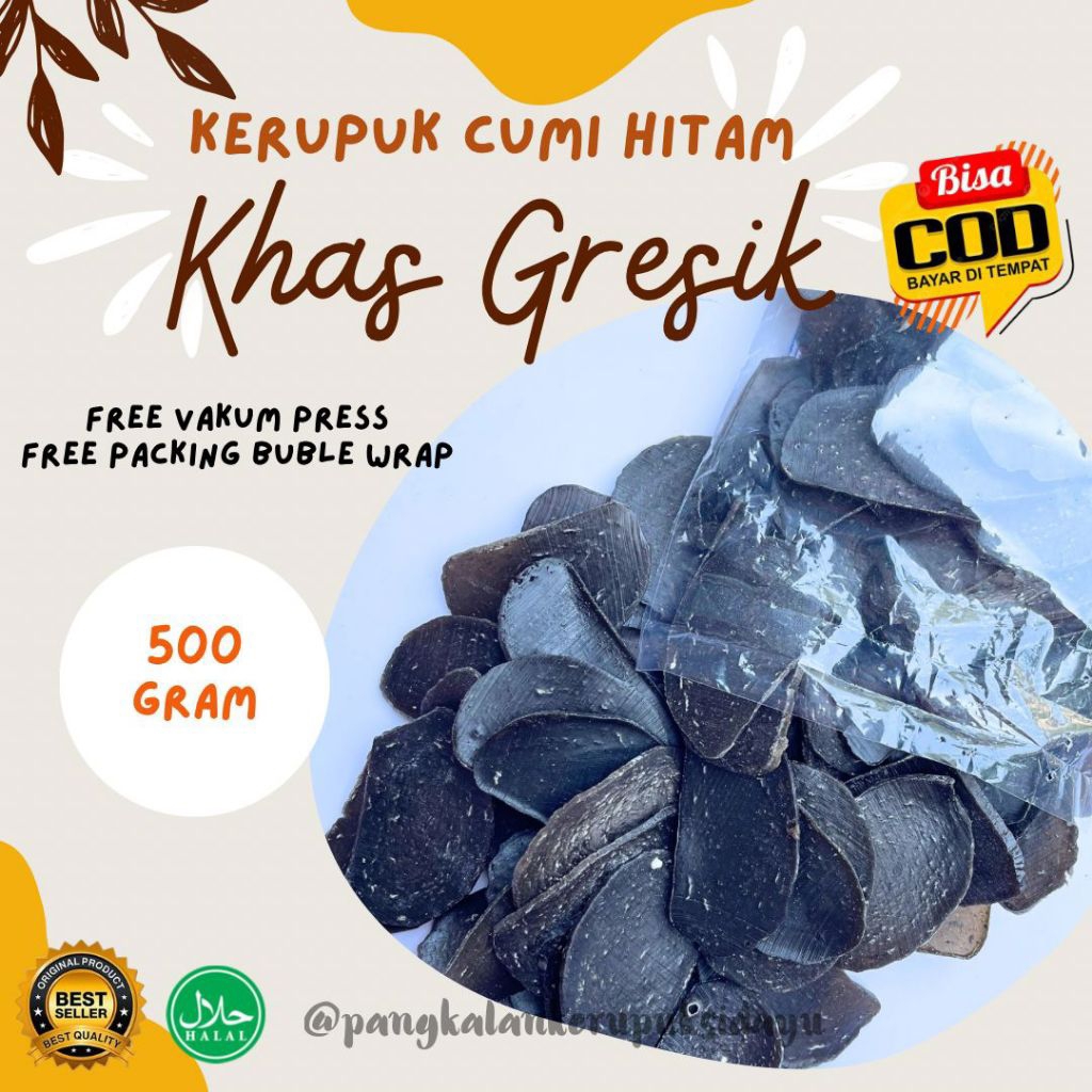 

Kerupuk Cumi-cumi Khas Sidayu Gresik Free Bubble Wrap