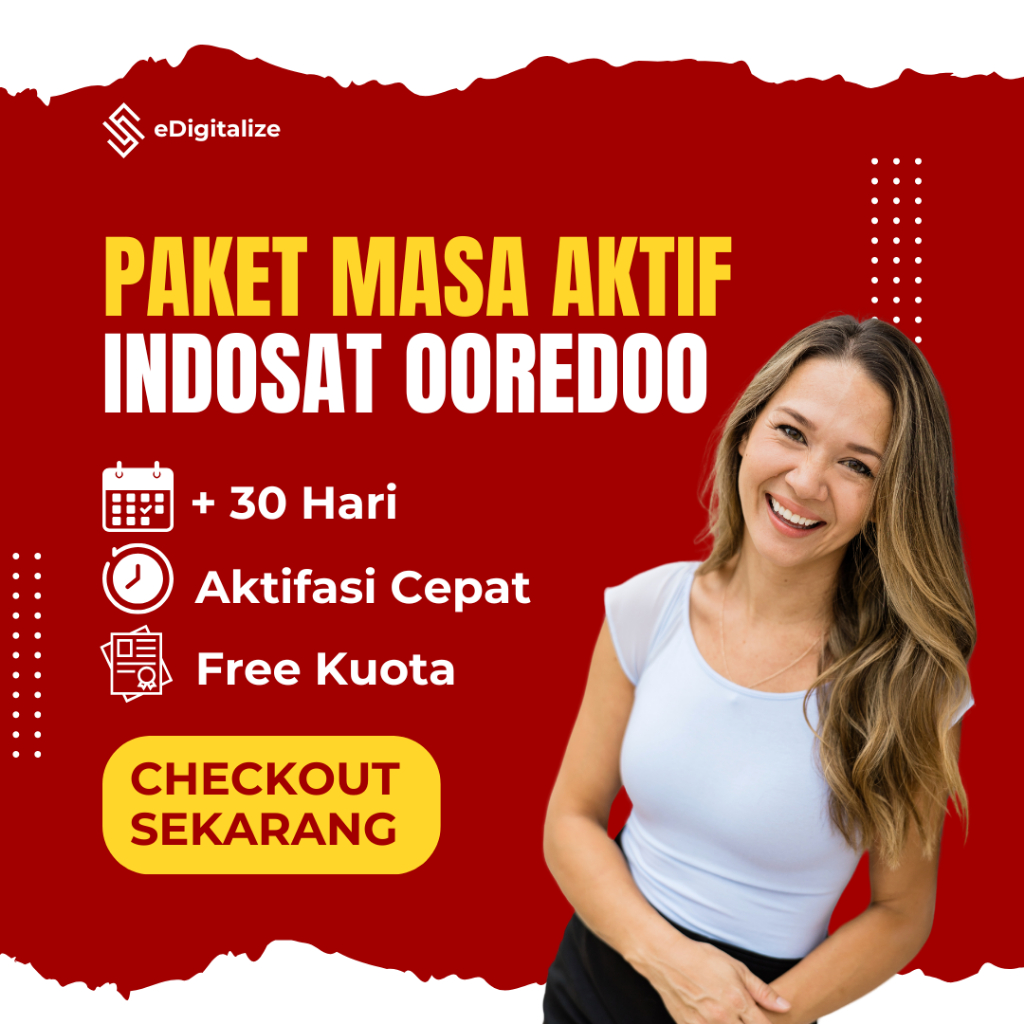 Top Up Paket Masa Aktif Indosat 30 Hari