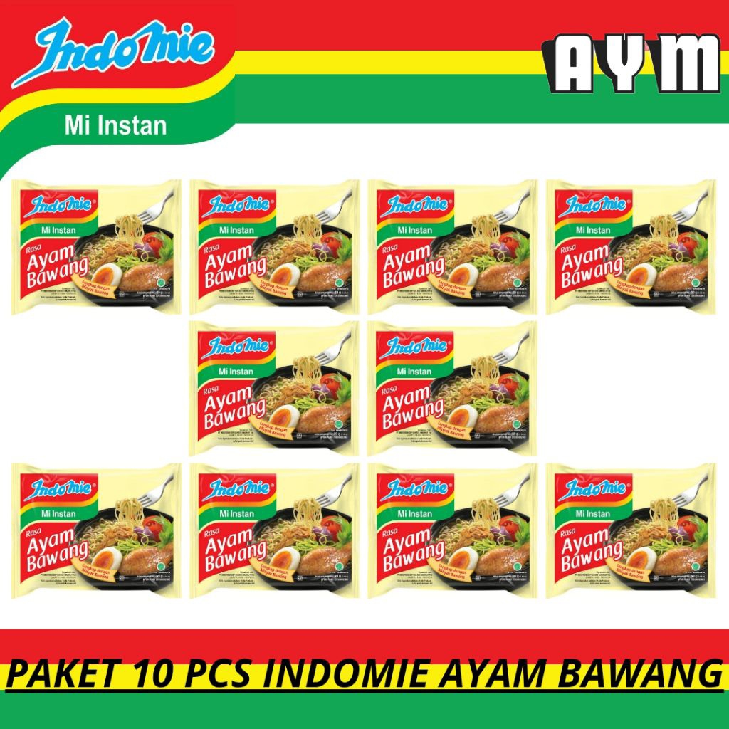 

PAKET 10 PCS INDOMIE AYAM BAWANG
