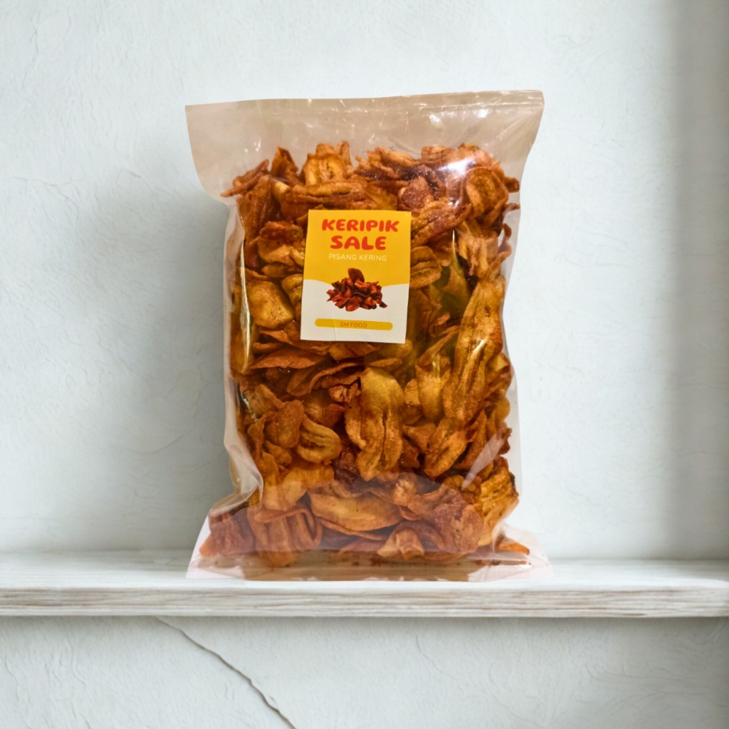 

Keripik Sale Pisang Kering Manis 500gr 250gr