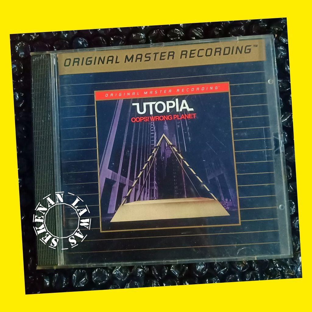 CD Utopia - Oops Wrong Planet / 24 KT Gold Plate / Press USA 1977 (Mulus)