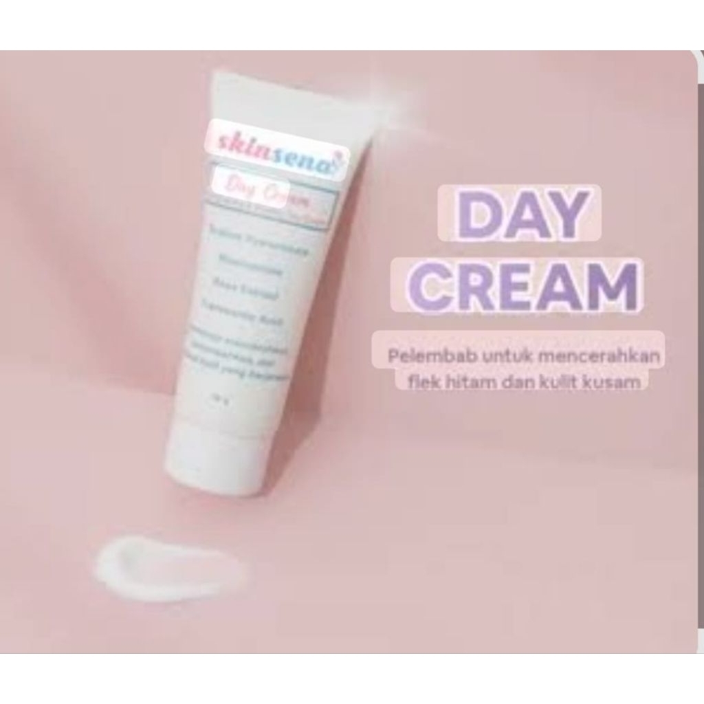 Skinsena Day Cream BPOM  Dan Mencerahkan Kulit |  Skinsena Night Cream Brightening BPOM