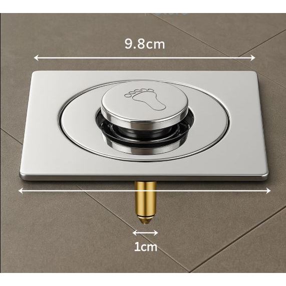 Floor Drain Injak Anti Bau & Serangga – Tutup Got Stainless Model Injak Modern