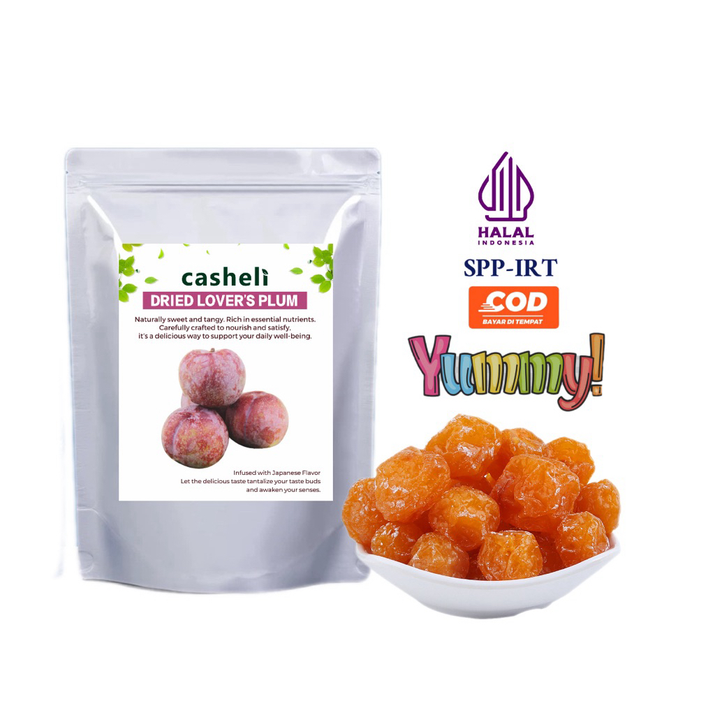 

casheli Dried Plums Lovers' Plum Manisan Plum Fruit Snack 250g